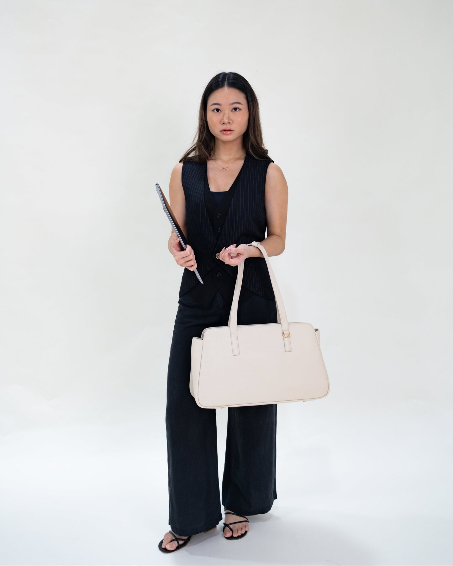 The Kai Tote (Creme)