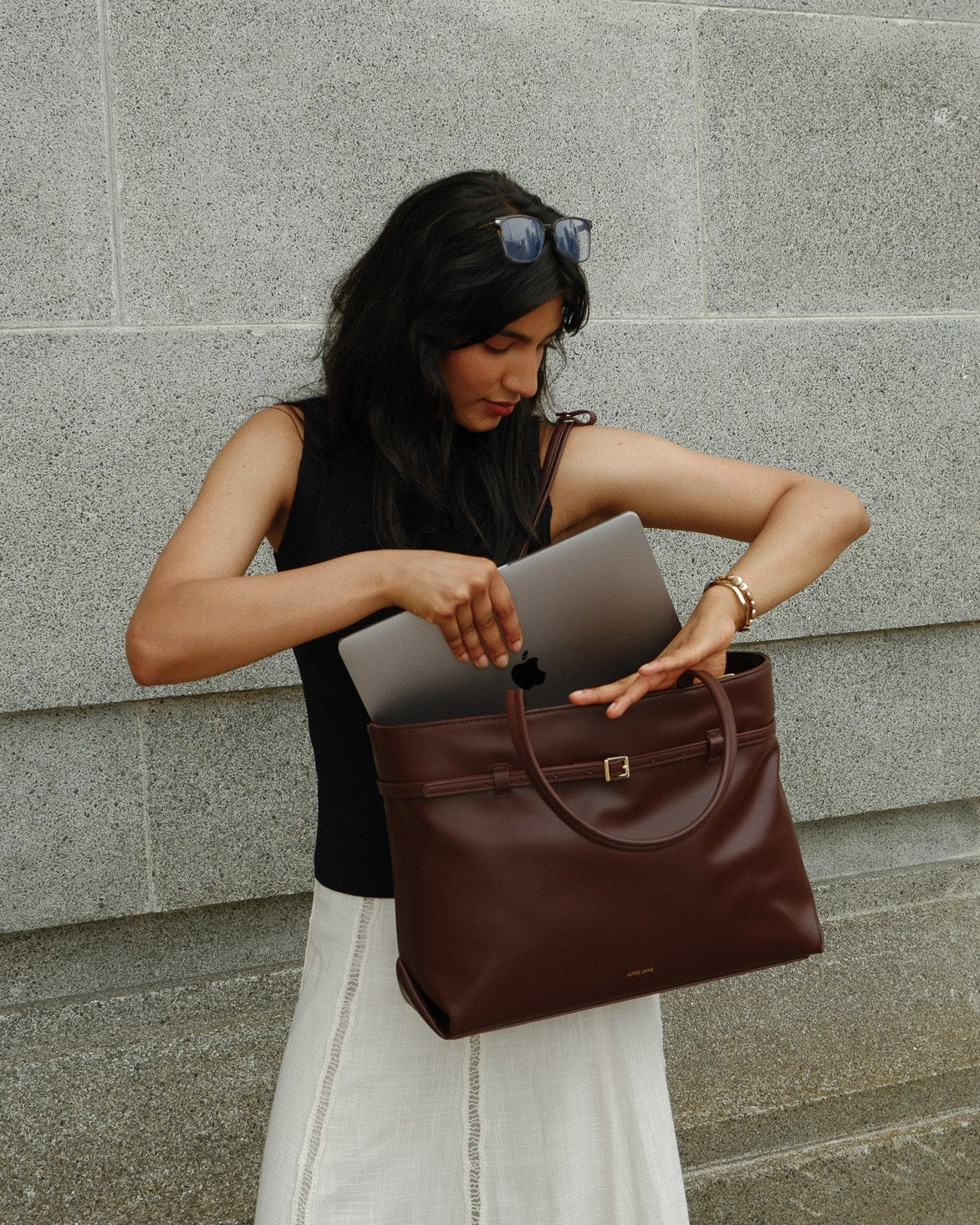 The Noa Tote (Wine) - Preorder