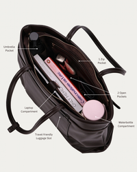 The Noa Tote (Espresso) | Preorder